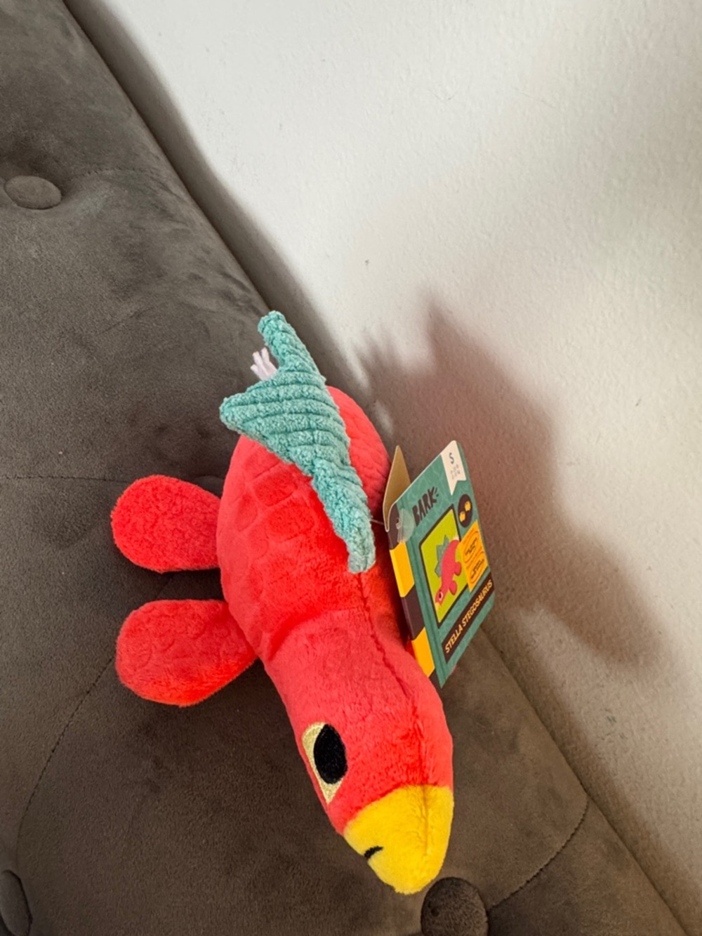 Bark ‘Stella Stegosaurus’ Plush Dog Toy